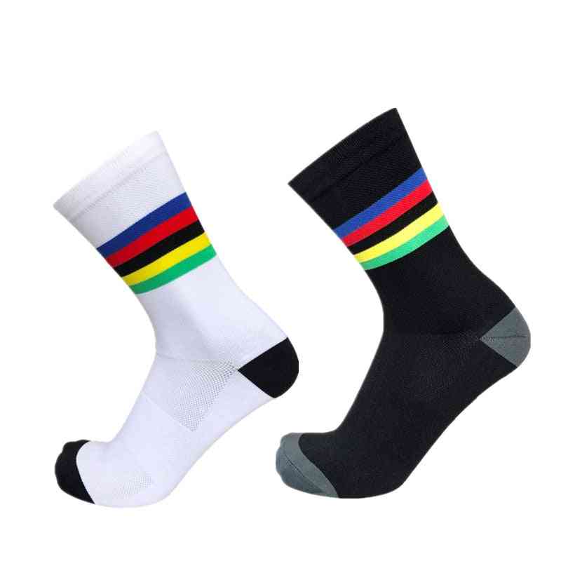 Rainbow Strips Sports Socks