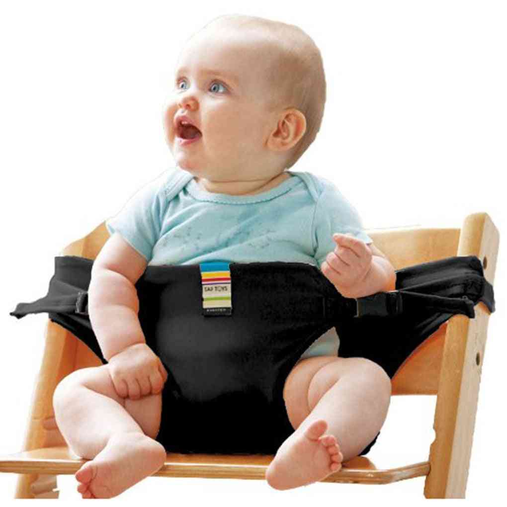 Přenosný a bezpečný postroj / pásek na jídelní židli