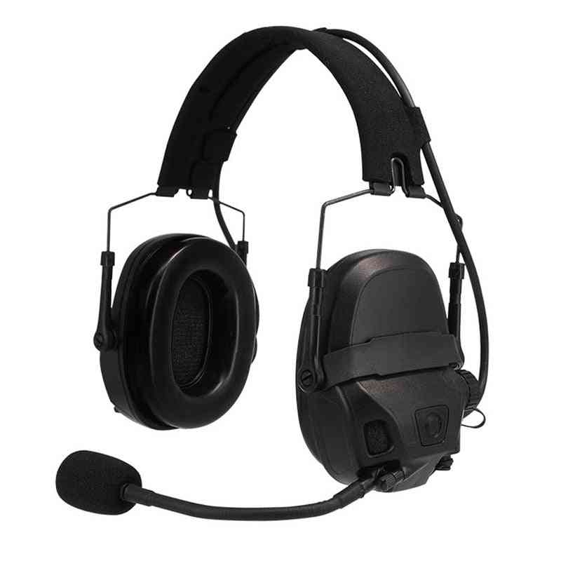 Tactische versterker headset hoofd & helm gemonteerd, pick-up ruisonderdrukking militaire luchtvaart communicatie hoofdtelefoon