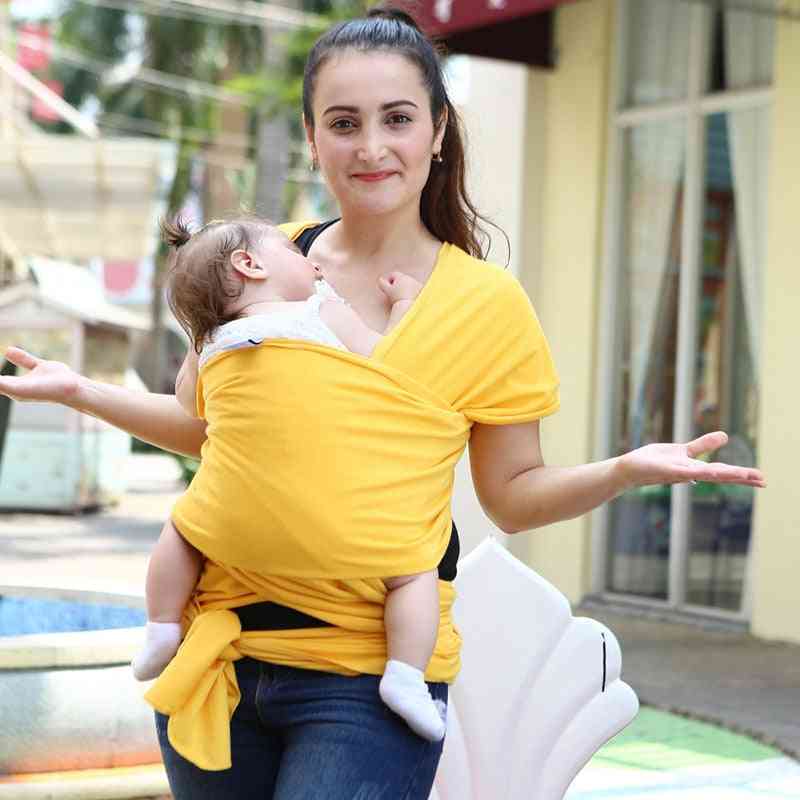 Infant Sling Soft Natural Wrap baby carrier Backpack, Breathable Cotton Hipseat Nursing Cover