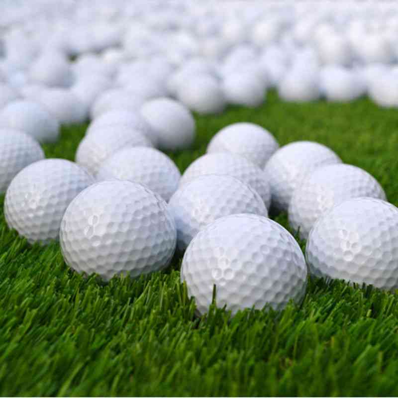 Gmarty 10pcs/pack Golf Balls- Indoor / Outdoor Practice Training Aids