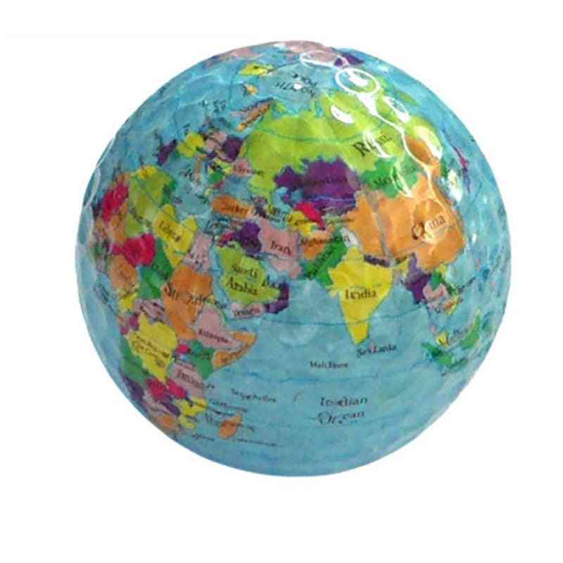 Harta globului imprima mingea de golf din pământ - instrument de antrenament pentru practică pentru începători în interior / exterior