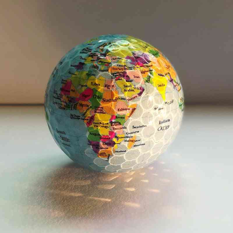Harta globului imprima mingea de golf din pământ - instrument de antrenament pentru practică pentru începători în interior / exterior