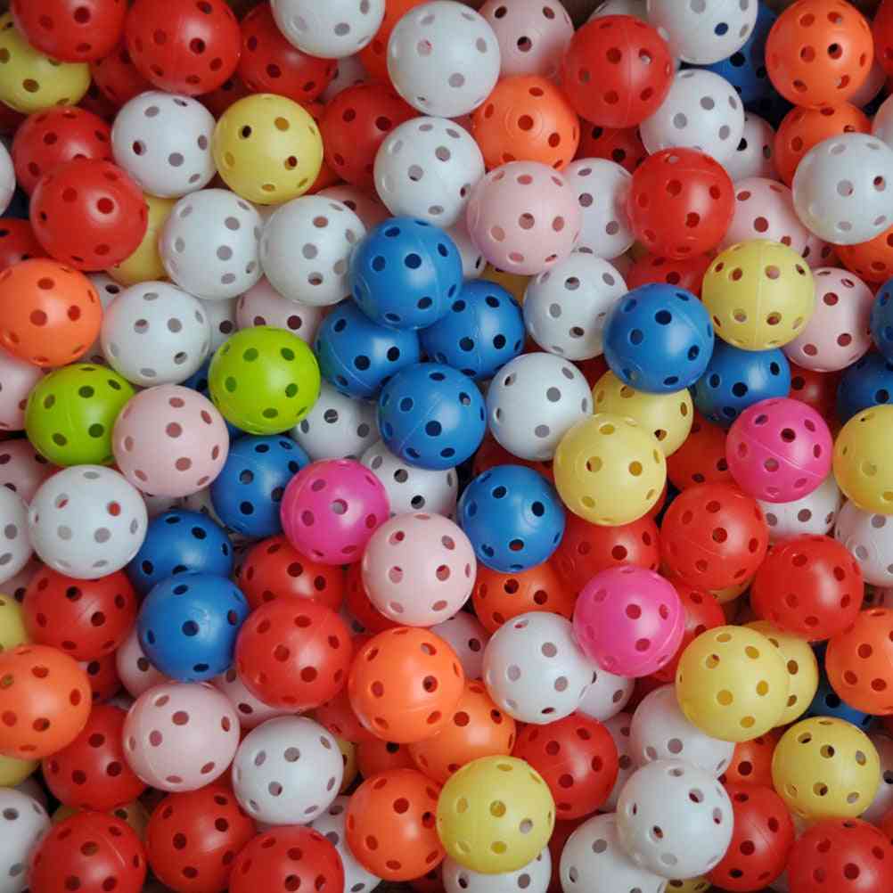 Pelotas de golf de plástico de colores aleatorios