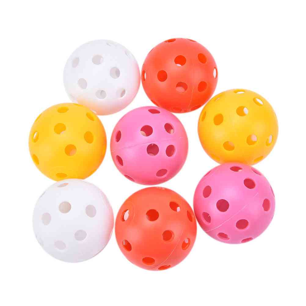 Bolas de golfe de plástico de cores aleatórias