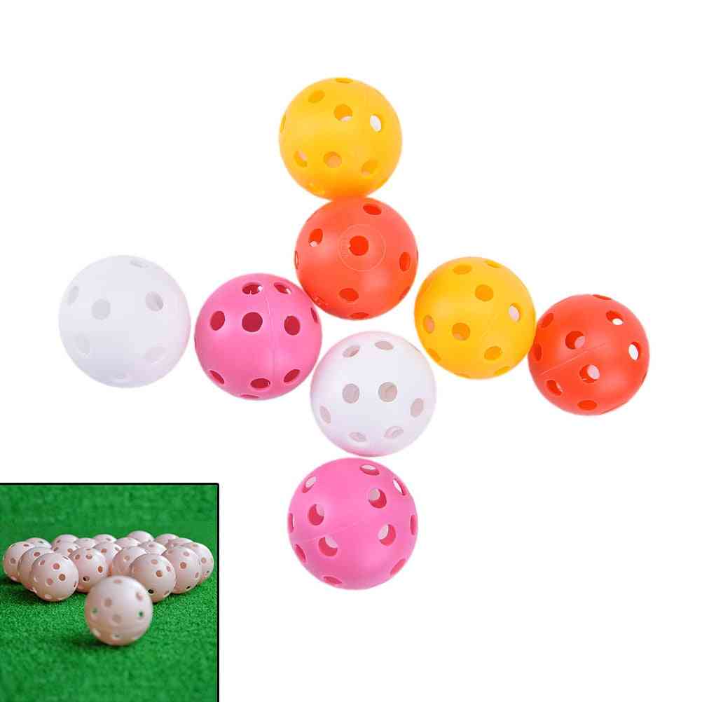 Náhodné barvy plastové golfové míčky