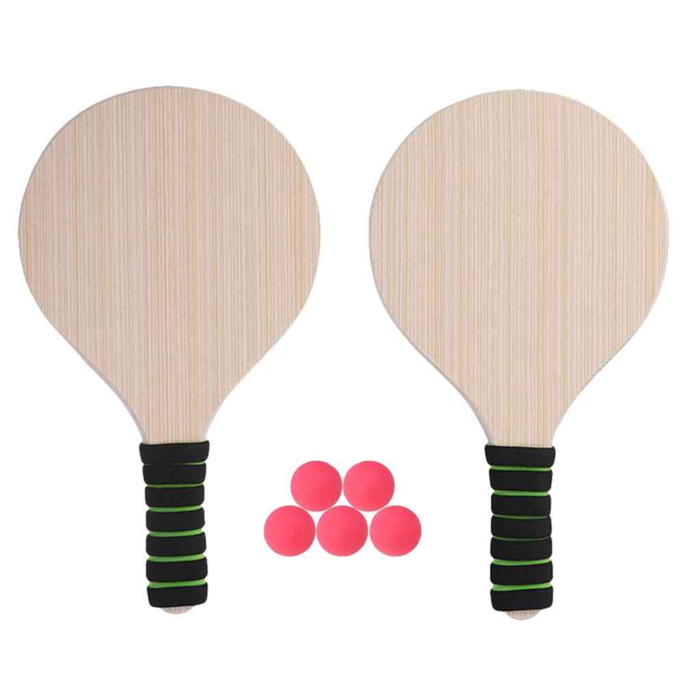 Beach Tennis Badminton Racket Paddle Ball Game