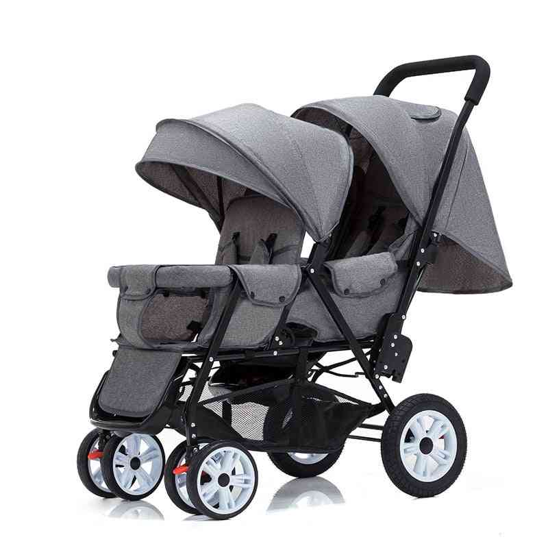 Twin Baby Four Wheel Highland Scape Lightweight Double Seat Carts