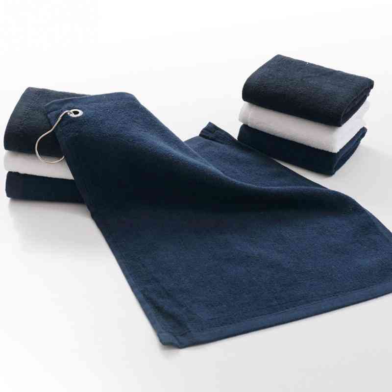 Cotton Soft Golf Towel With Hook