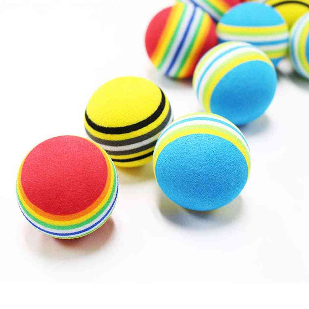 Colorful Rainbow Golf Balls For Indoor Practice For Beginners