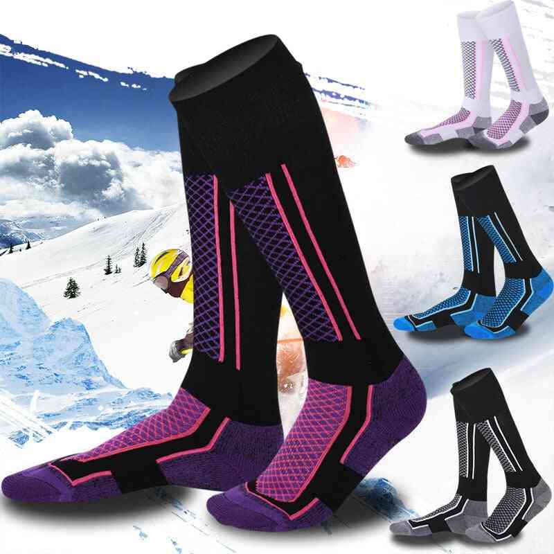 Thick Cotton Sports Snowboard Cycling Skiing Socks - Men Women High Elastic Thermosocks