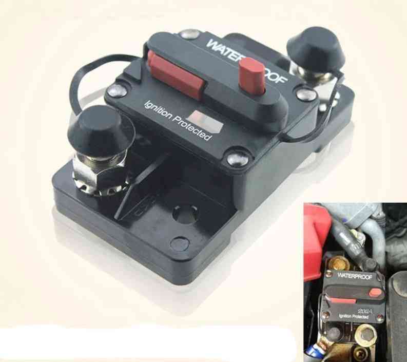Waterproof Manual Trip Switch-quick Circuit Breaker For Auxiliary Dc Electrical System