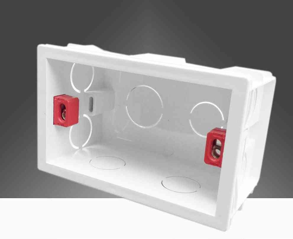 Caja de montaje en pared universal estándar au / us para interruptor de pared y enchufe