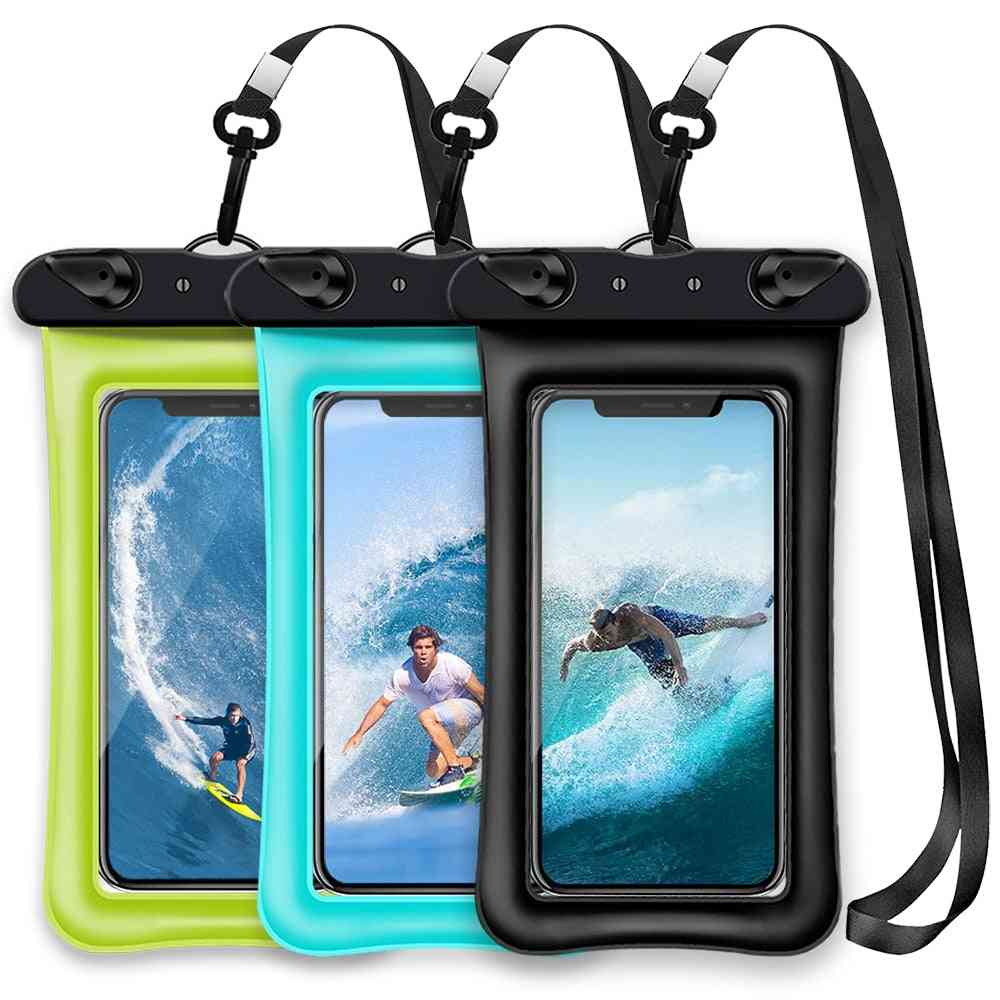 Waterproof Phone Pouch Floating Universal Case Dry Diving Bag Compatible Iphone Galaxy