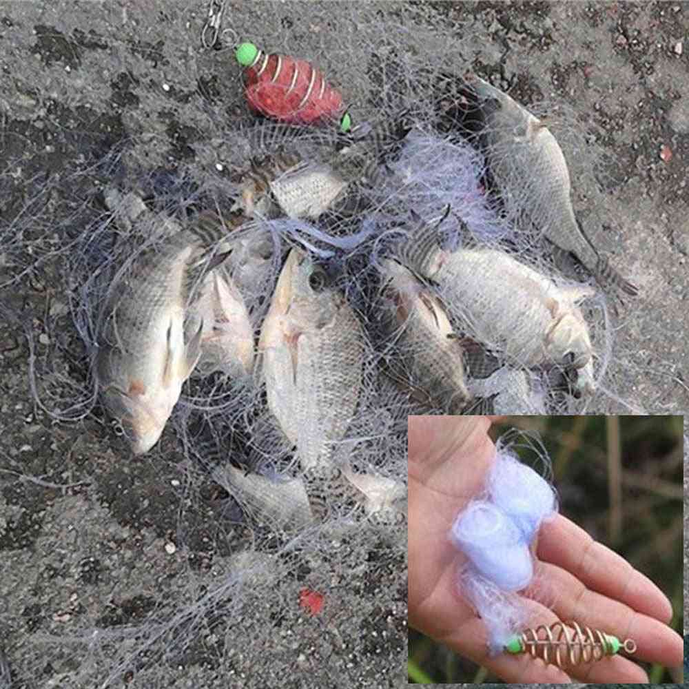 Kletka za ribiško mrežo z bakreno vzmetno jato