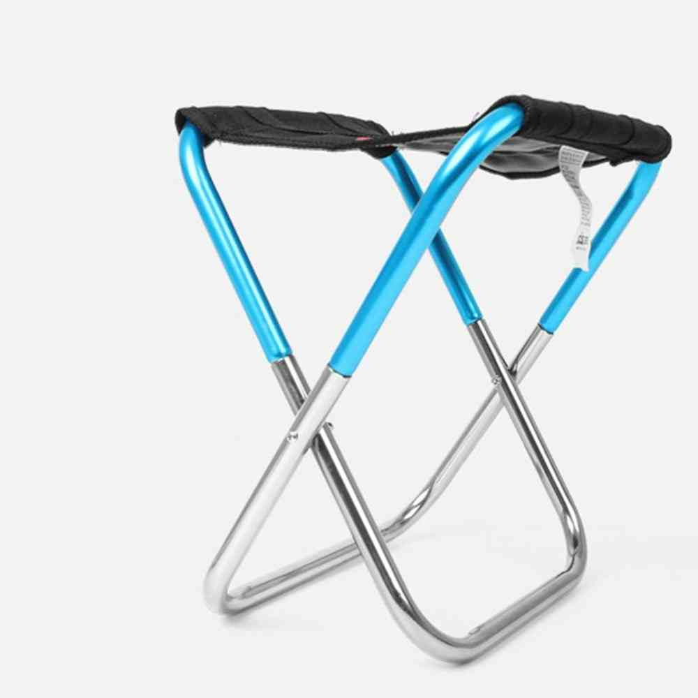 Cadeira de pesca dobrável ao ar livre, dobrável portátil para camping, piquenique com bolsa
