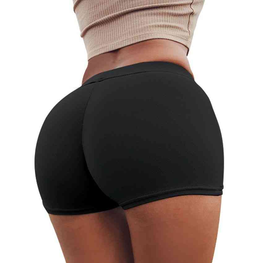 Summer Wear Peach Hips Shorts - Athletic Workout Gym Shorts Women