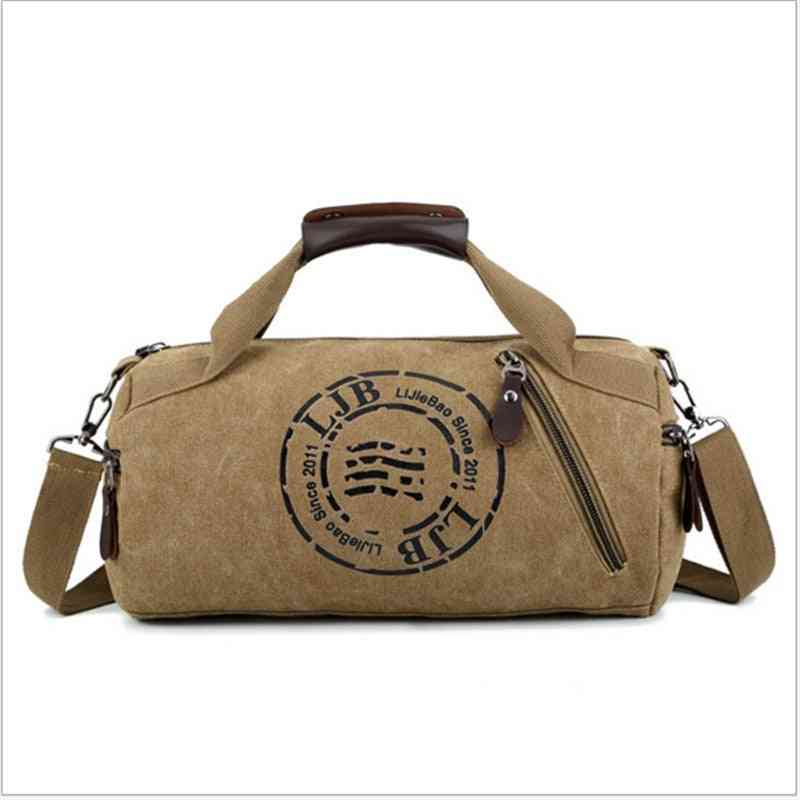 Durable Multifunction Handbag, Men Canvas Sport Bag