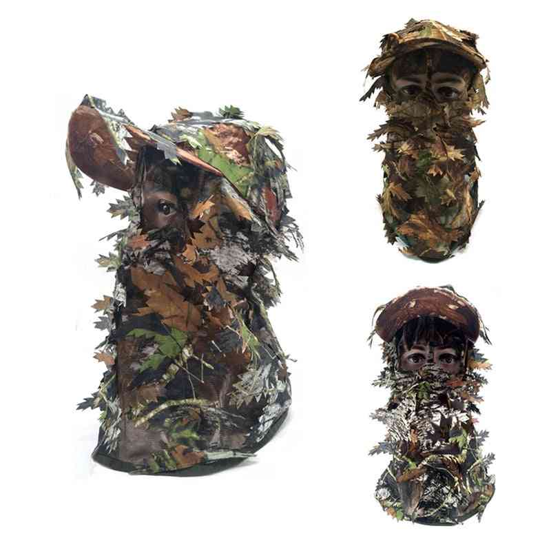 Chapeau de camouflage et masque complet pour la chasse sauvage