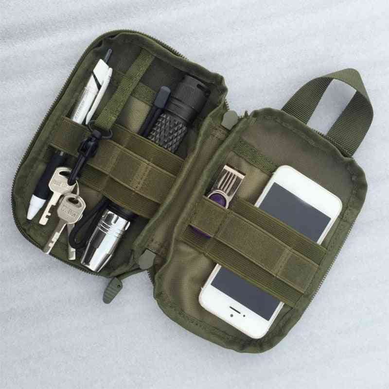 Tactical Military Edc Molle Pouch, Small Waist Pack, Hunting Bag