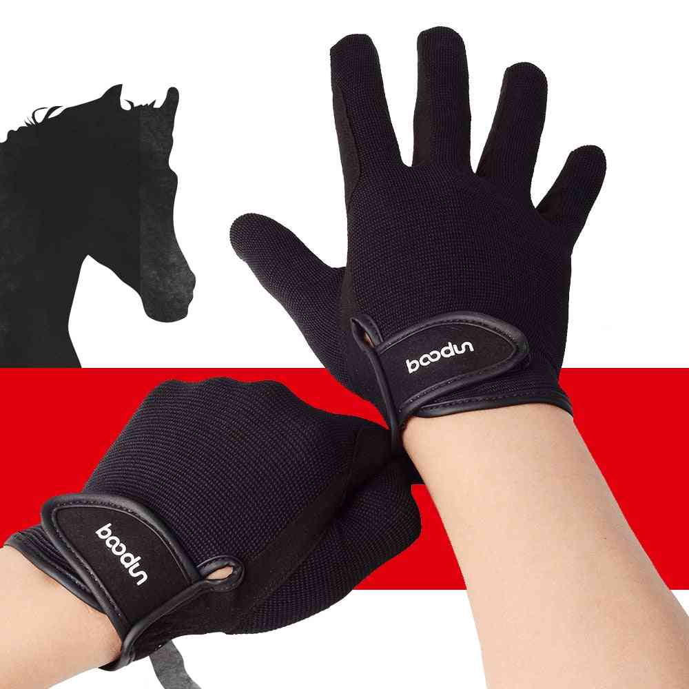 Equestrian Riding Gloves, Professional Wear Resistant, Anti-skid Baseball For Sports