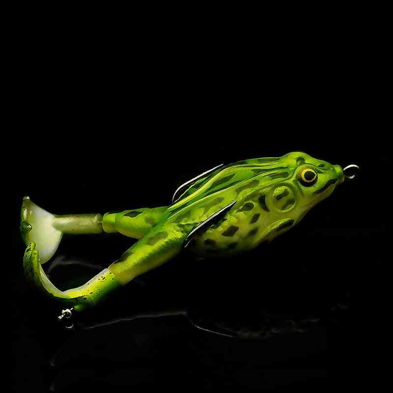 Double Propeller Frog Soft Baits Shad Lure