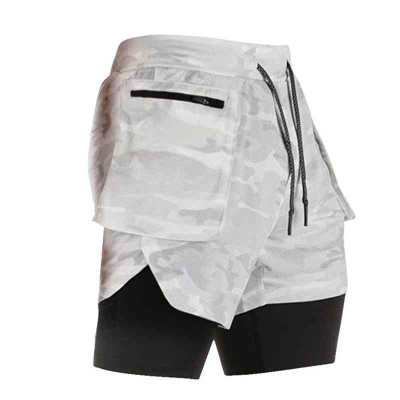 Phone-pocket Running And Gym  Shorts For Men