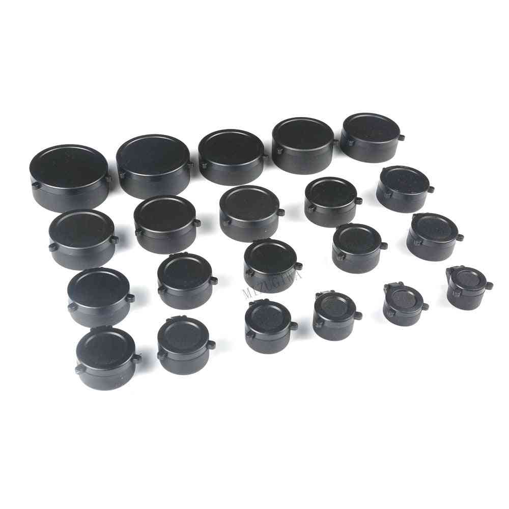 Rifle Scope -protection Lens Cover Quick Spring Cap