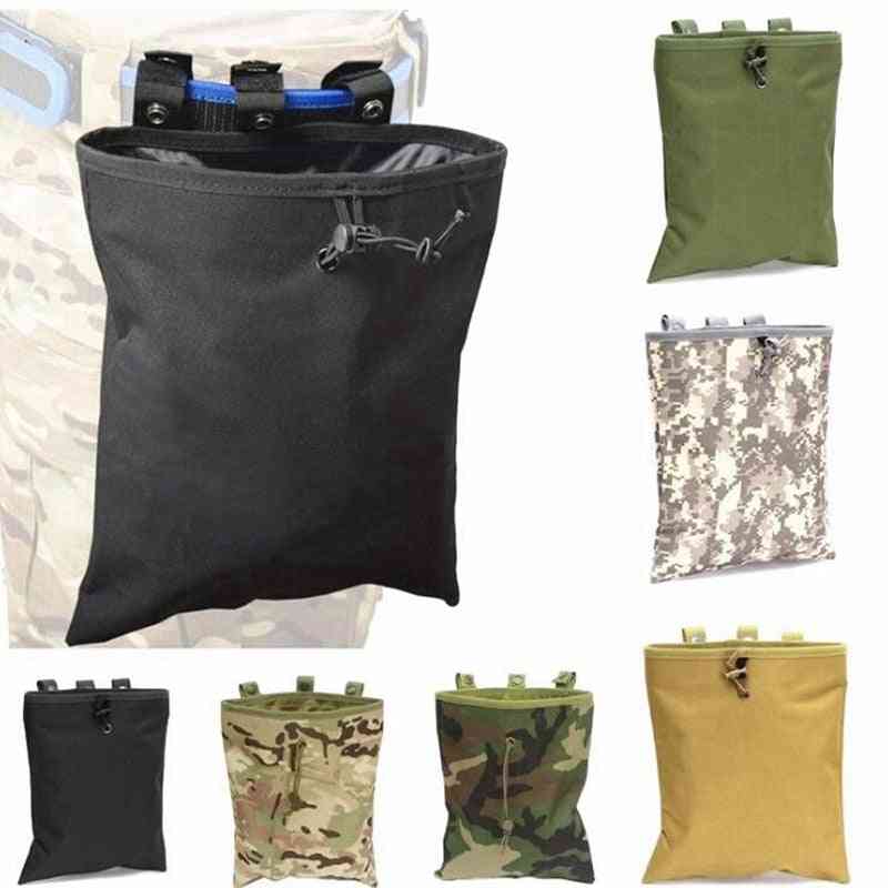 Tactical Mag Recovery, Airsoft Hunting Gear - Drawstring Magazine Recycling Pouch