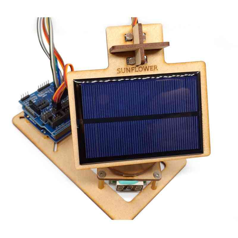 Arduino intelligent solsporingsenhed DIY-teknologi, læringsprogrammeringssæt