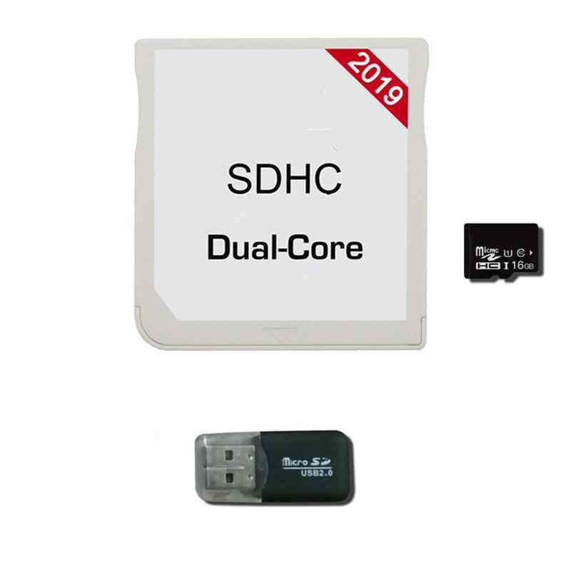 SDHC-kaksoisydin kortinlukijalla