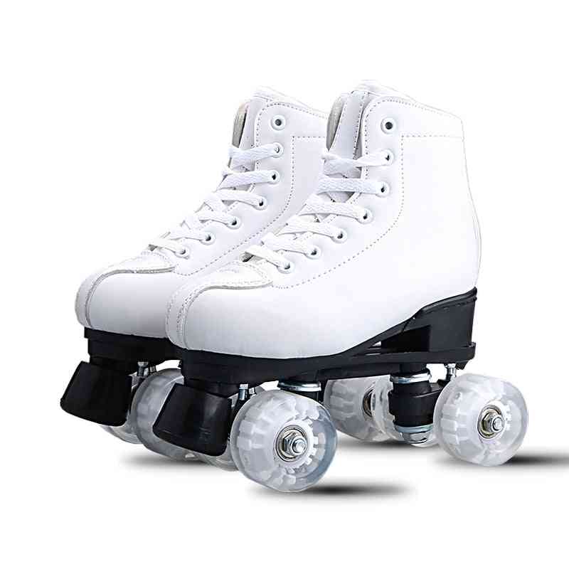 Double-row, Skates Roller, Outdoor Sports Shoes For Adult, Male And Female