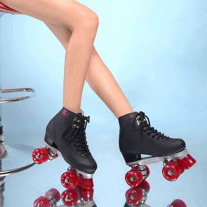 4-Rad Rollschuh High-Toe Schuh für Frauen
