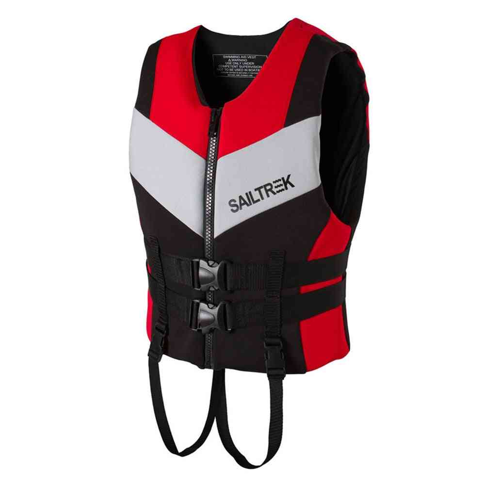 Life Safety Vest Jacket For Water Sports, Fishing, Boating, Swimming, Drifting For Adult
