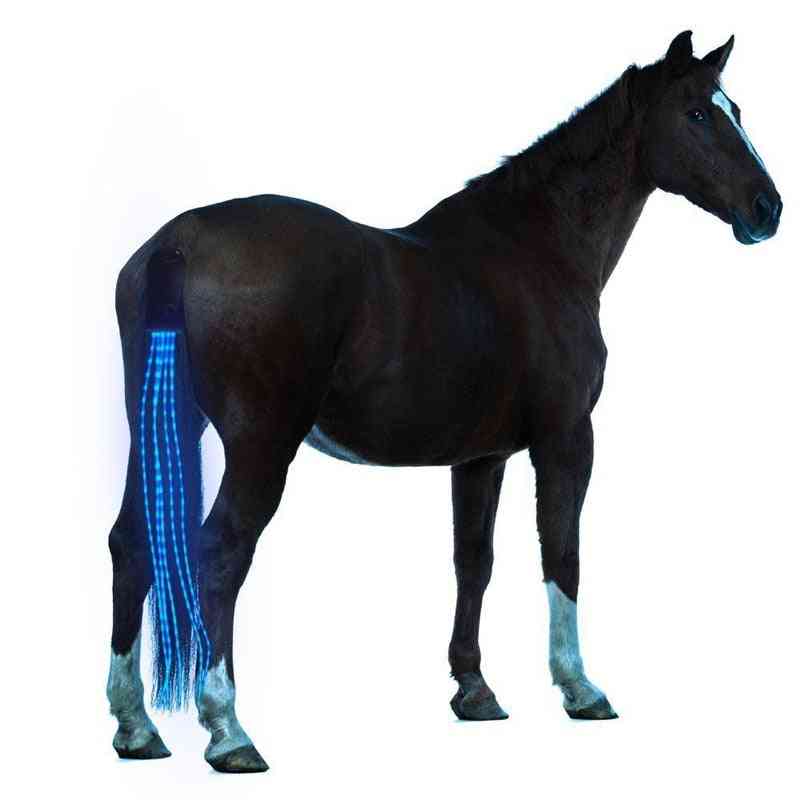 Horse Tail Usb Lights Chargeable Led Crupper Harness Equestrian, Outdoor Sport Riding Equipment