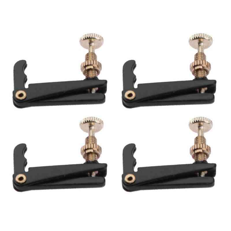 Plated Iron Violin Fine Tuners Spinner, Adjuster Strings Hooks