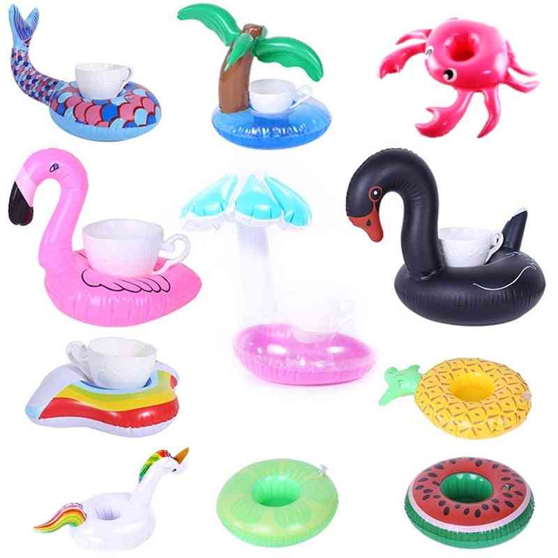 Inflatable Cup Holder Unicorn Flamingo Drink Holder For Swimming Pool