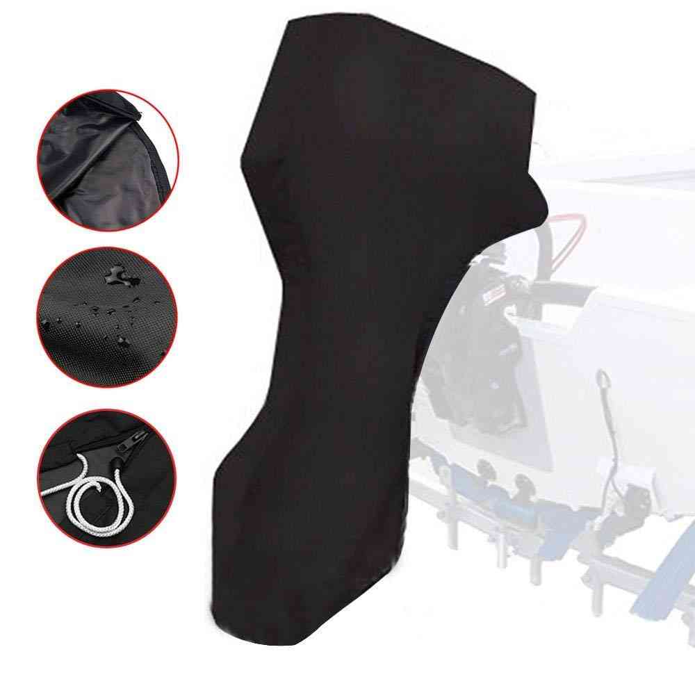Full Outboard Motor Waterproof Engine Protector, Reflective Anti-scratch Boat Cover Cloth