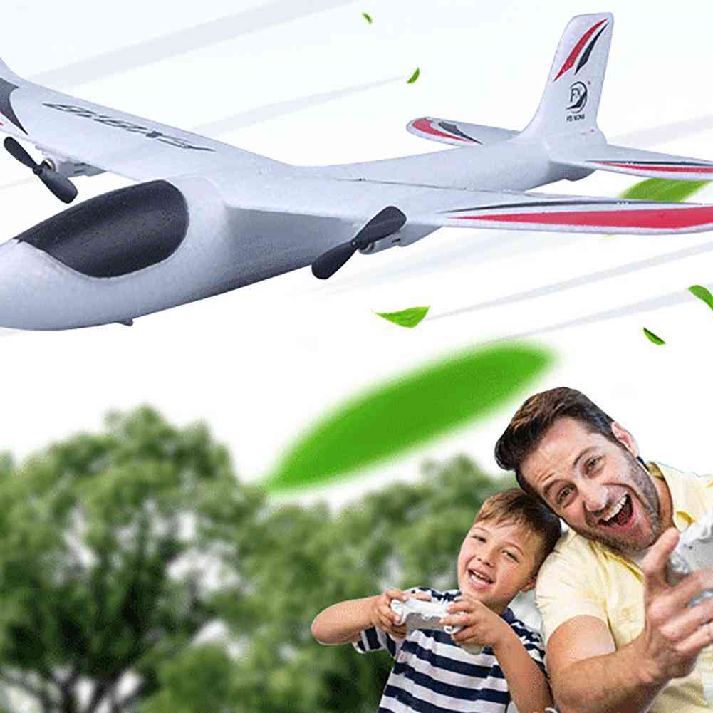 Juguete planeador de avión teledirigido con luz led para niños