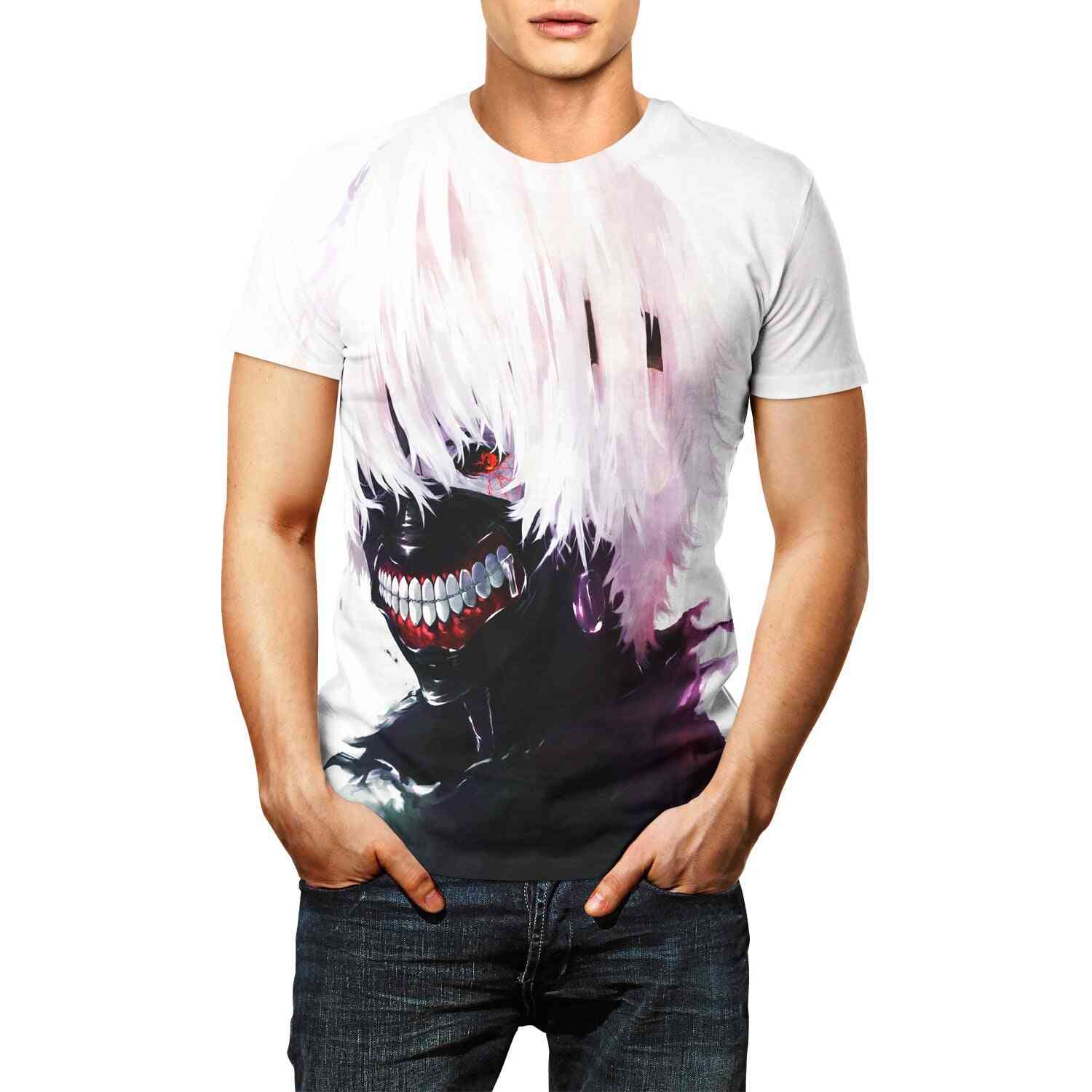 Tokyo Ghoul Anime Printed-casual T-shirts