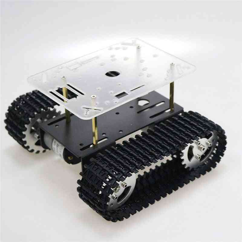 Smart Robot Tank Chassis Tracked Car With Motor