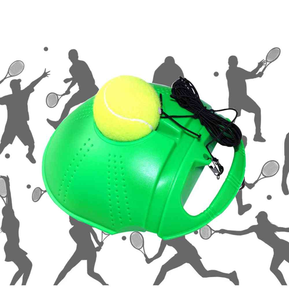 Tenisové tréninkové pomůcky s lanem a míčkem