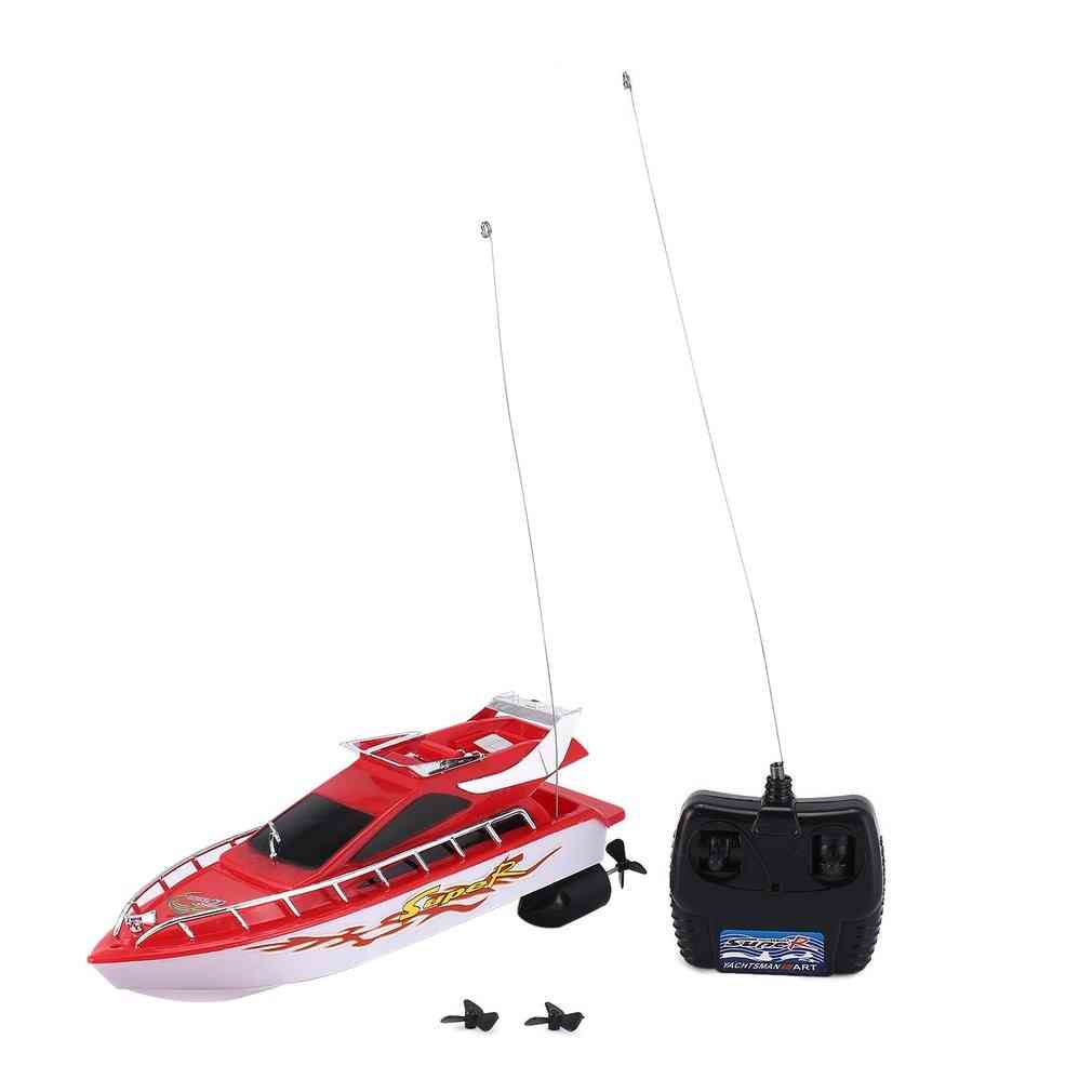 Mini rádiové diaľkové ovládanie, vysokorýchlostná hračka pre závodné člny pre deti