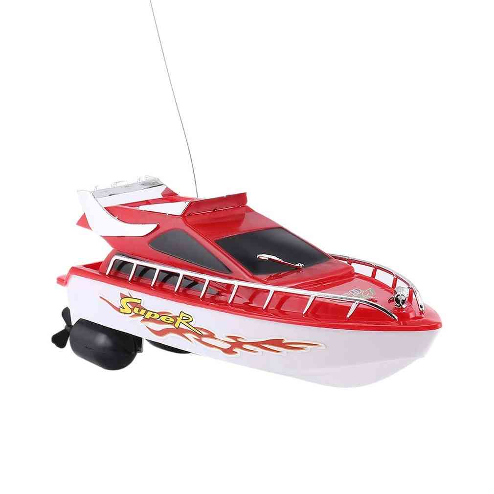Mini radiocomando, giocattolo per barche da corsa ad alta velocità per bambini