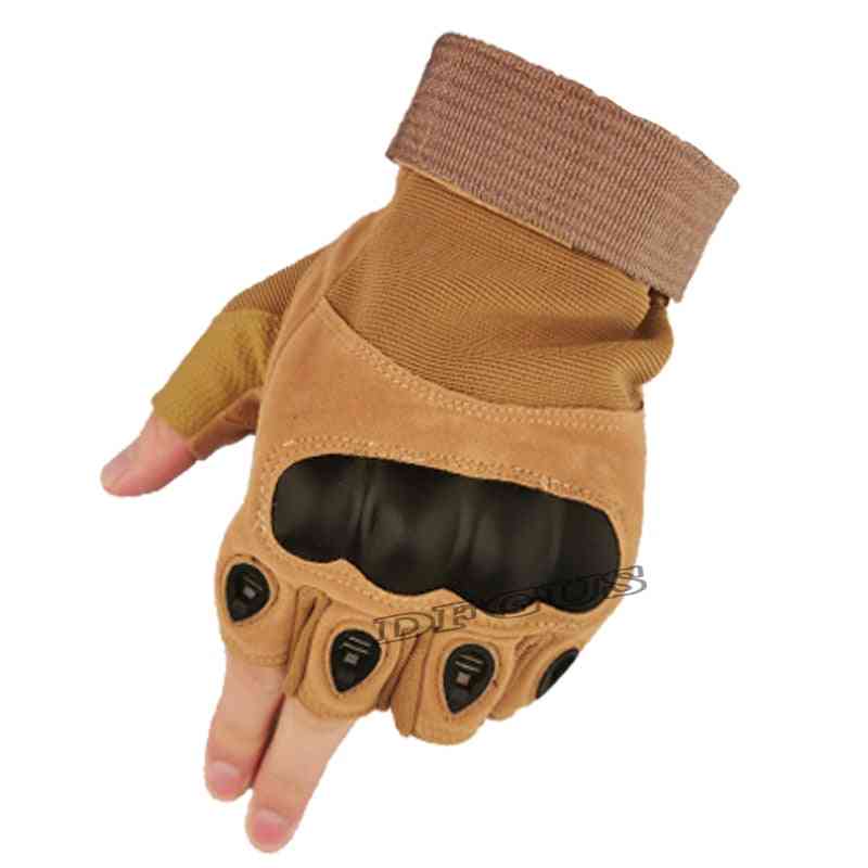 Hard Knuckle, Half Finger Gloves
