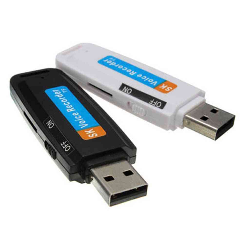 Professional, Rechargeable Voice Recorder Usb Flash Drive