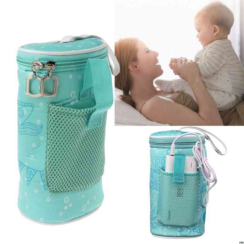 Bolsa de termostato con carga USB para botella de leche para bebés