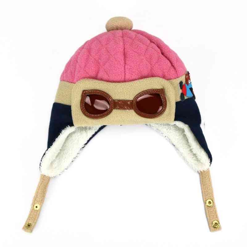 Children Winter Warm Hat Pilot Caps For S /