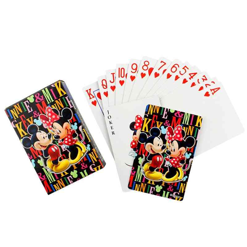Hracie karty z papiera Disney - anime kúzelná pokerová hra