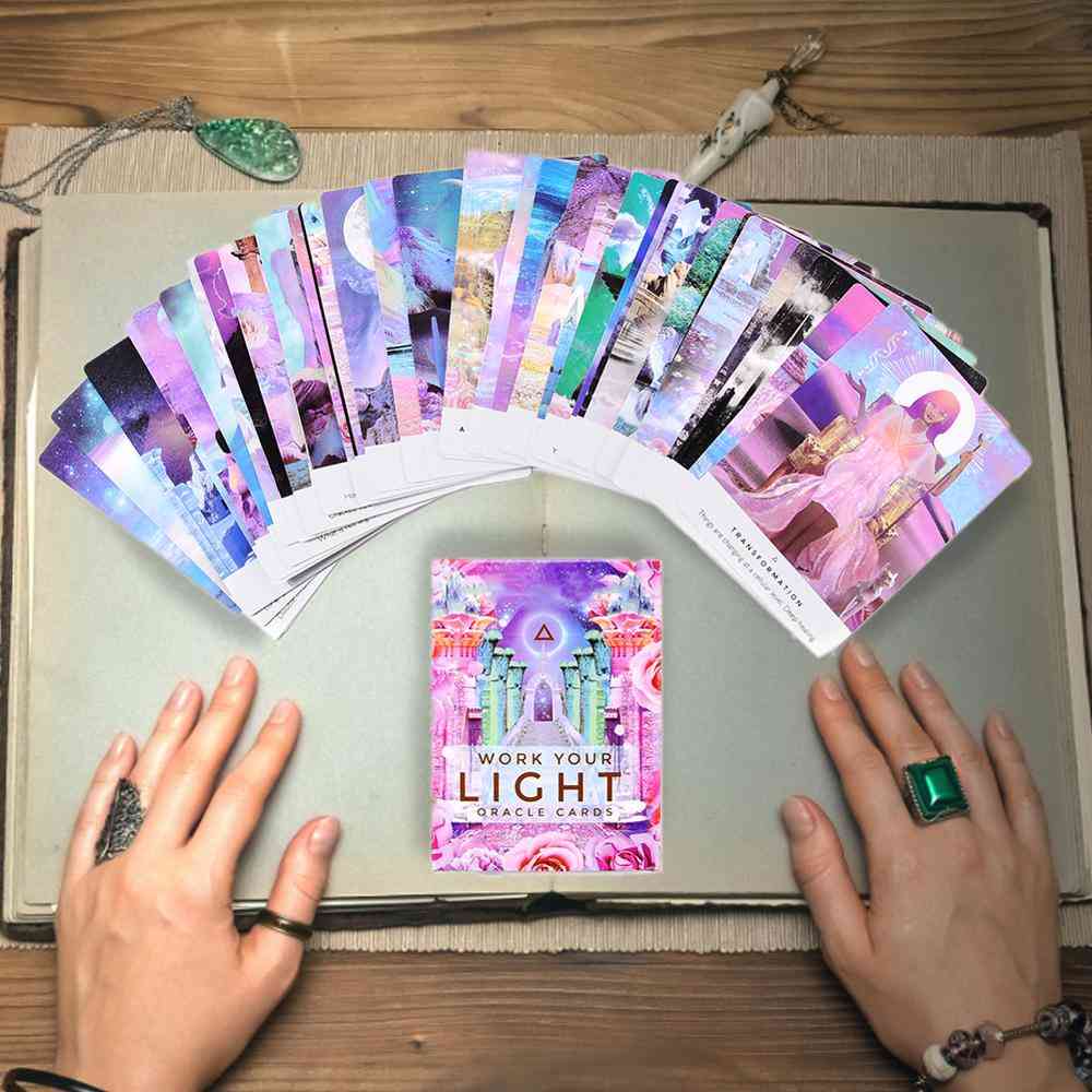Orakelkaarten volledig engels partij spelen dek bordspel begeleiding waarzeggerij tarotkaarten (set)